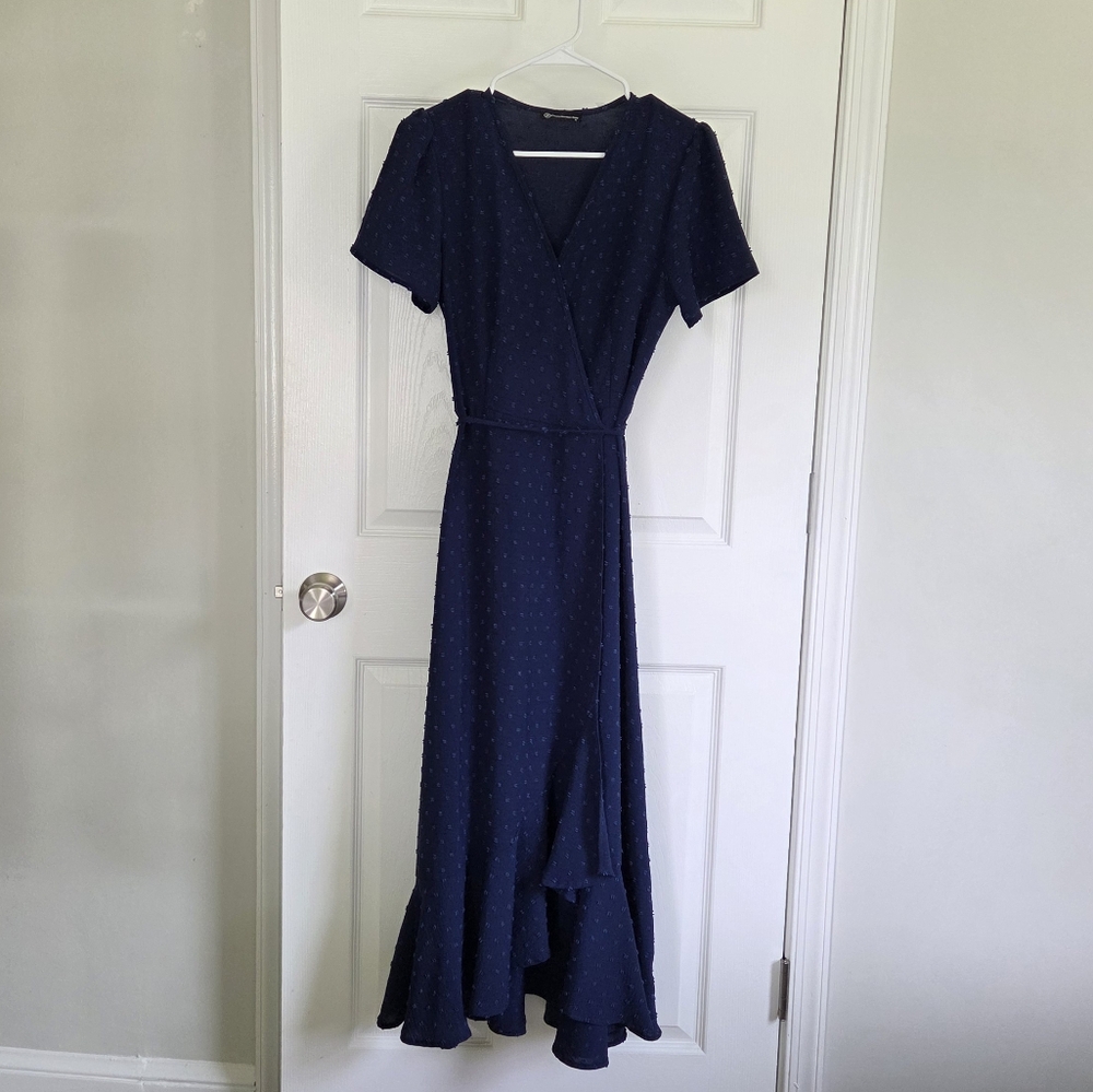 Elegant Navy Blue Women's Dress